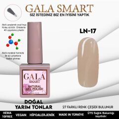 Gala smart natural kalıcı oje 10 mle ln17