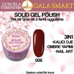 Gala solıd gel polısh 15 ml no 006