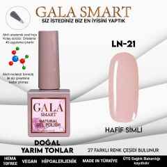 Gala smart natural kalıcı oje 10 mle ln21