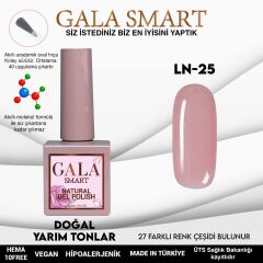 Gala smart natural kalıcı oje 10 mle ln25