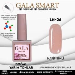 Gala smart natural kalıcı oje 10 mle ln26