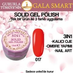 Gala solıd gel polısh  15 ml no 017