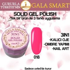 Gala solıd gel polısh 15 ml no 018