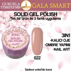 Gala solıd gel polısh 15 ml no 022