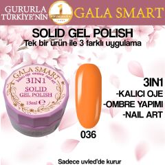 Gala solıd gel polısh 15 ml no 036