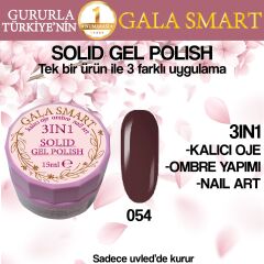 Gala solıd gel polısh 15 ml no 054