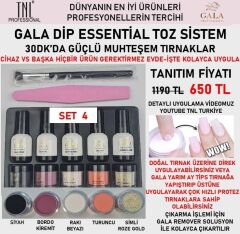 Gala dip essentian sistem cihazsız 30 dk. set:4