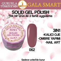 Gala solıd gel polısh 15 ml no 062