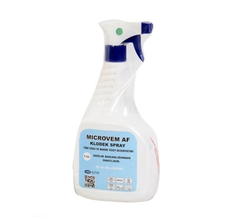 Microvem af tıbbi cihaz yüzey dezenfektan 1 lt