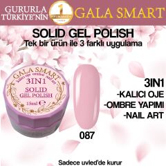 Gala solıd gel polısh 15 ml no 087