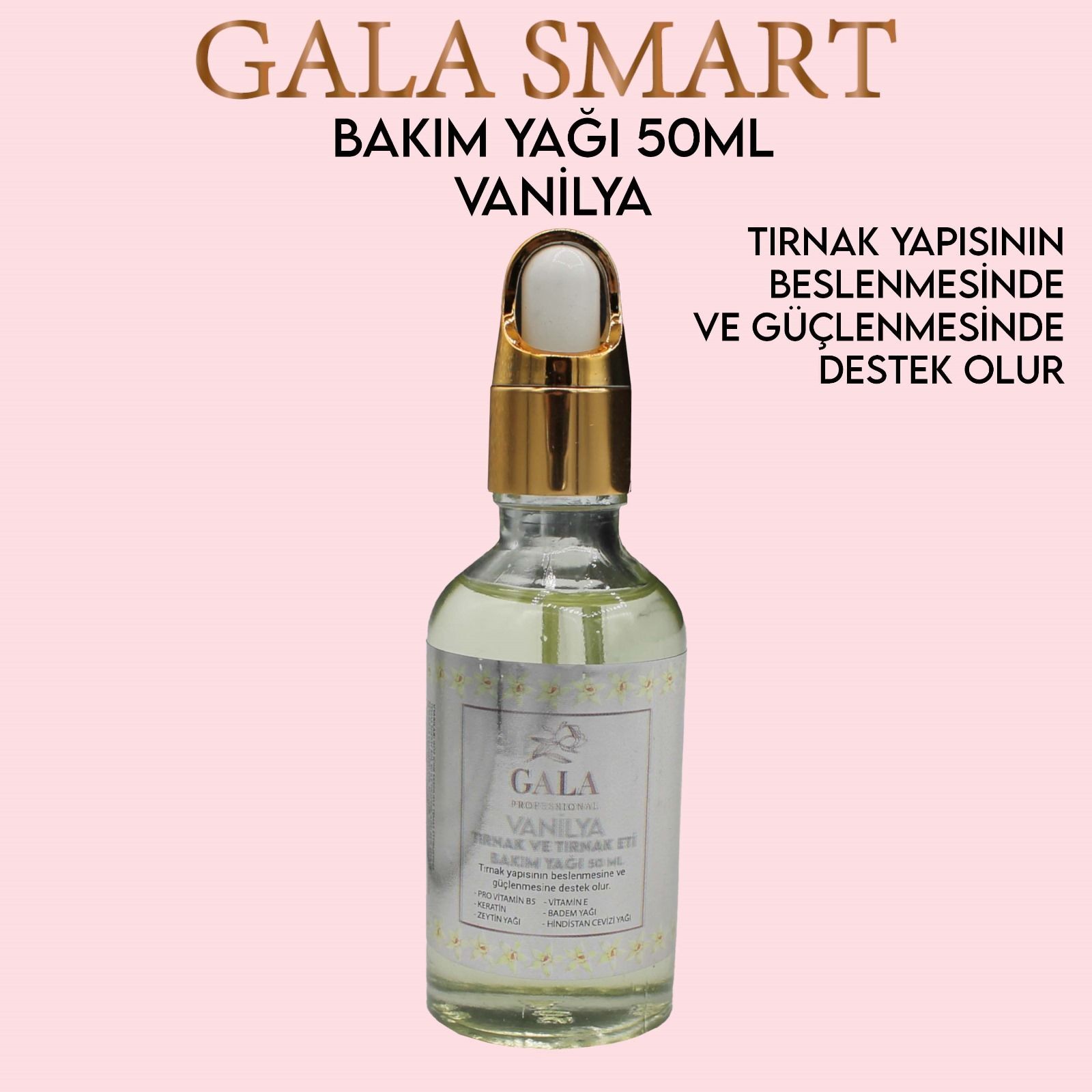 Gala tırnak bakım yağı 50 ml - vanilya