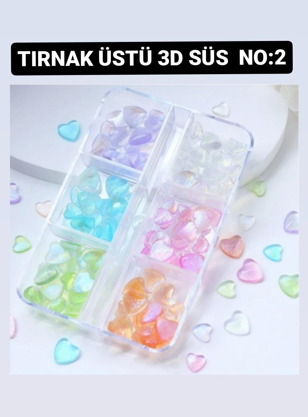 3d tırnak süs - no:2