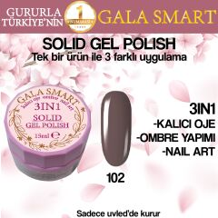 Gala solıd gel polısh 15 ml no 102