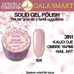 Gala solıd gel polısh 15 ml no 104