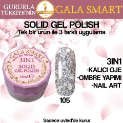 Gala solıd gel polısh oje 15 ml no 105