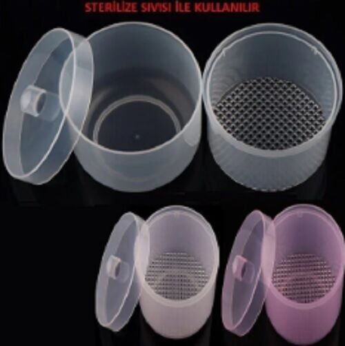 Mini sterilize yuvarlak kutu - lila