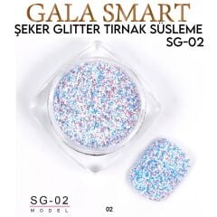 Şeker glitter tırnak süsleme no:sg-02