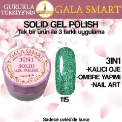 Gala solıd gel polısh 15 ml no 115