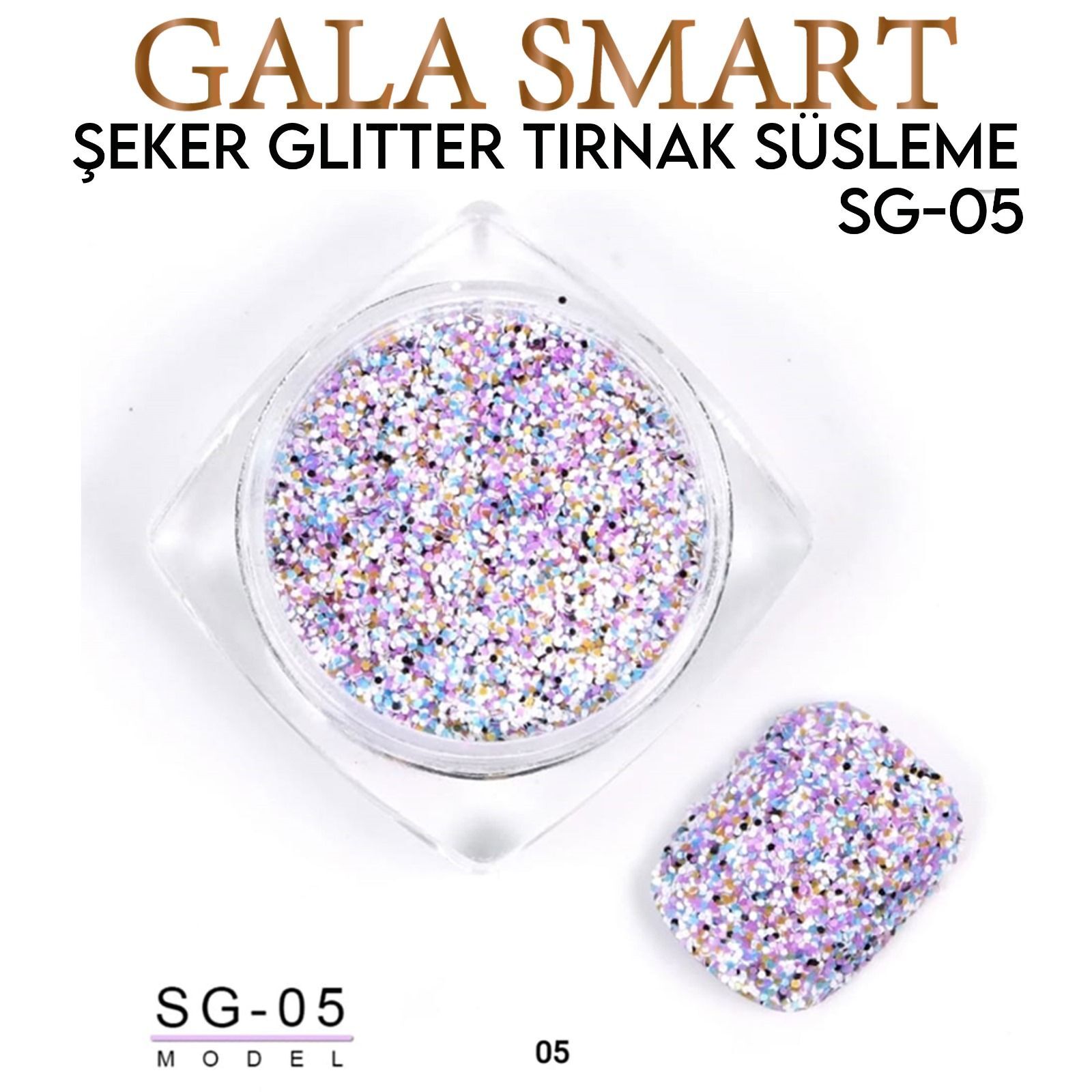 Şeker glitter tırnak süsleme no:sg-05