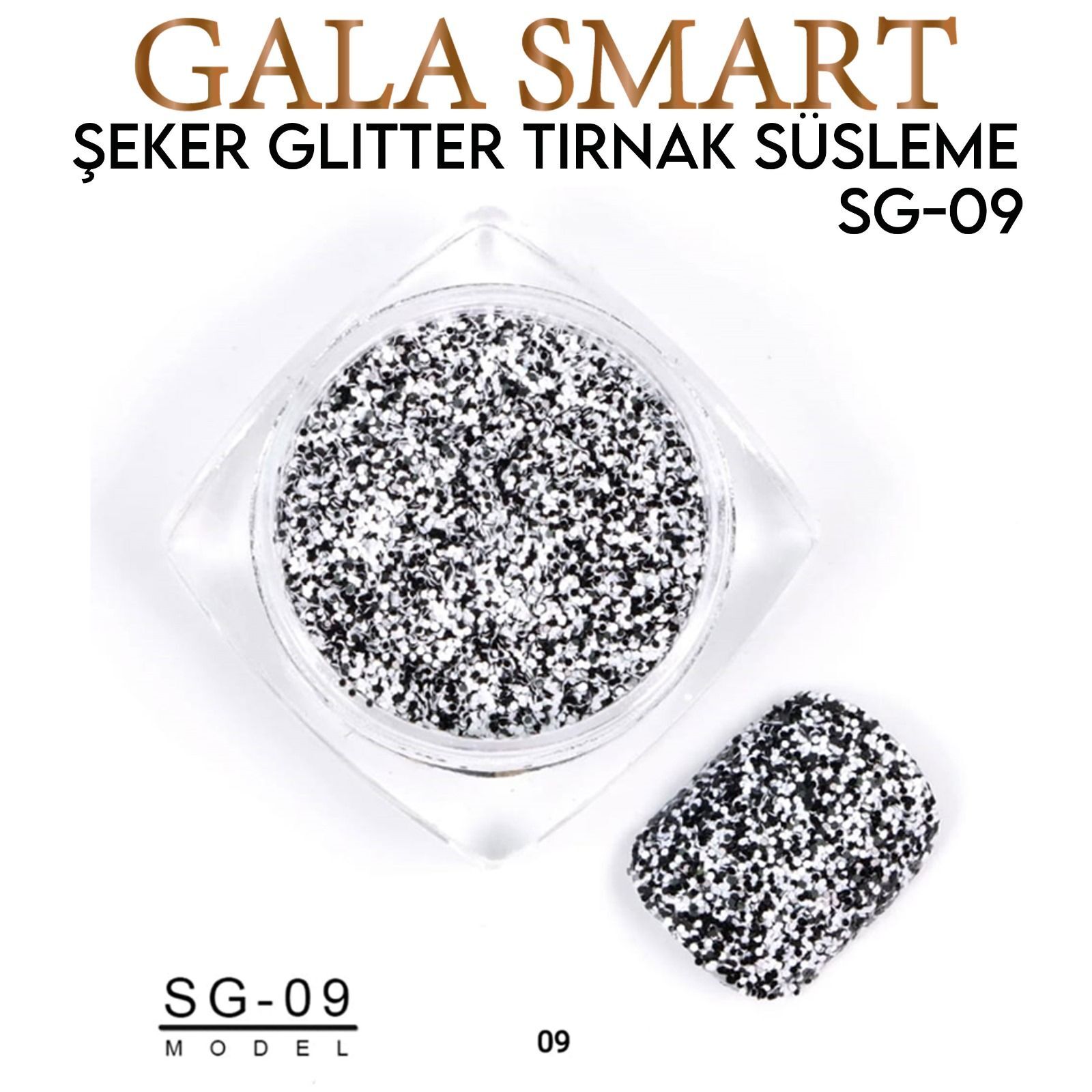 Şeker glitter tırnak süsleme no:sg-09