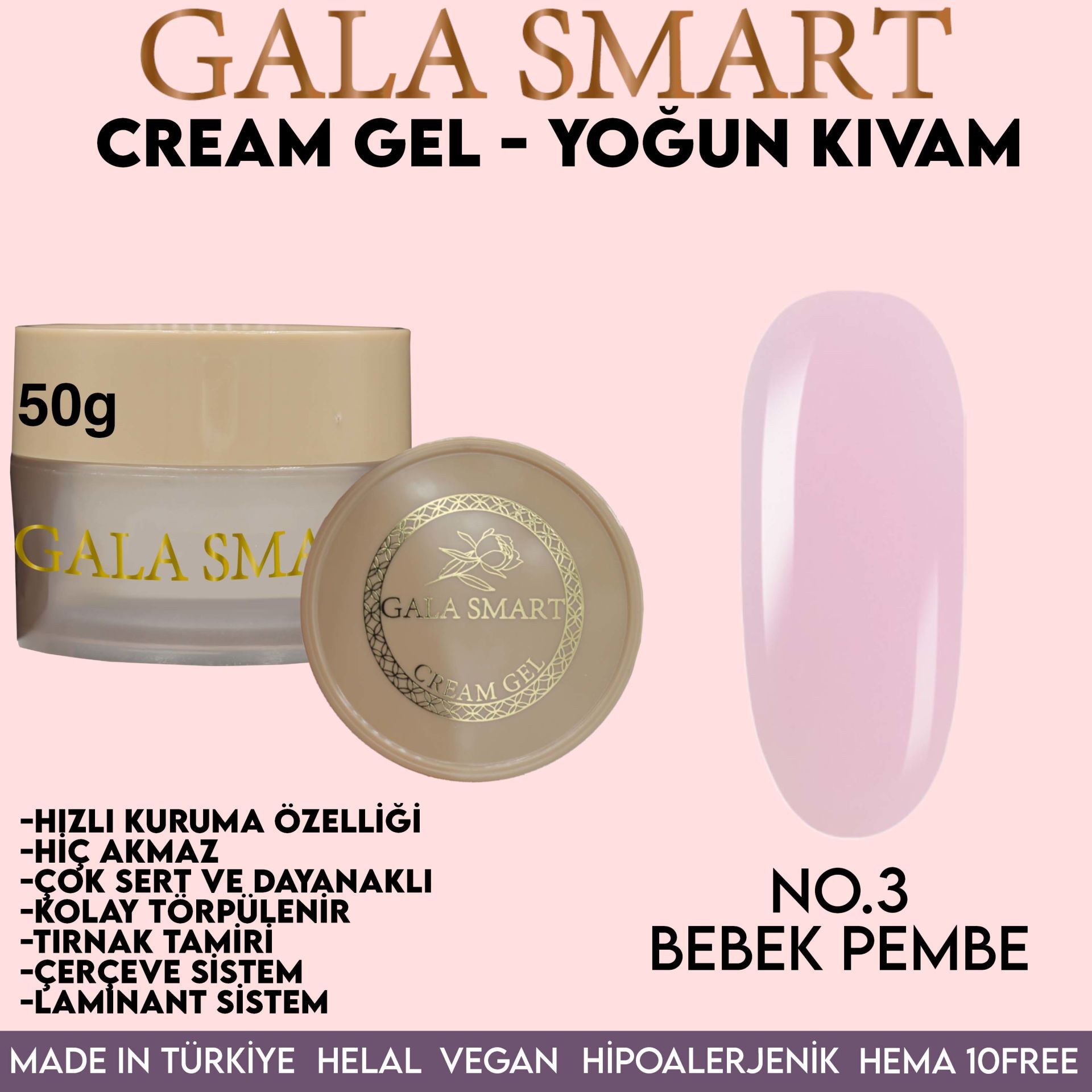 Gala smart - cream gel 50 g no:3
