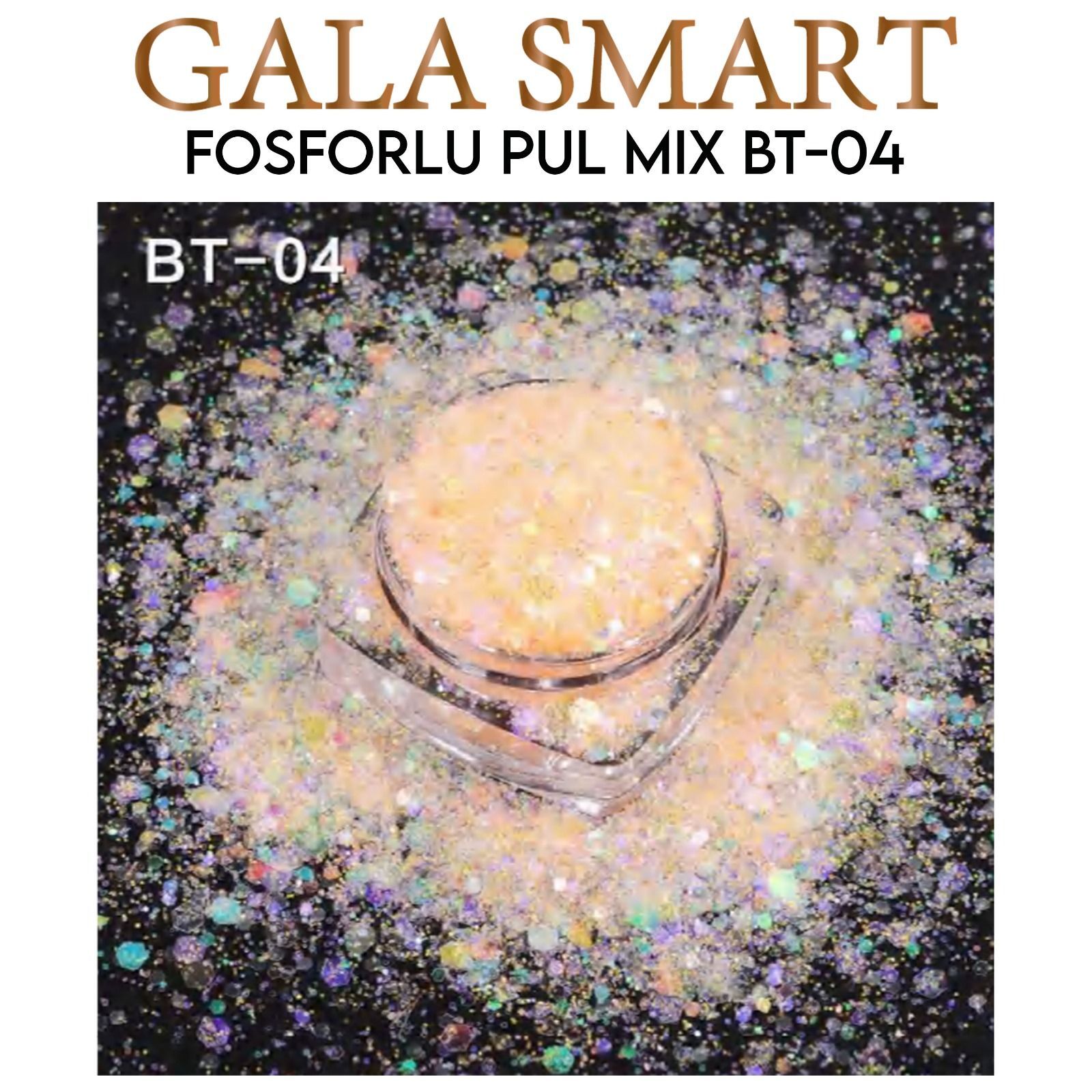 Fosforlu pul mix süs - bt-04
