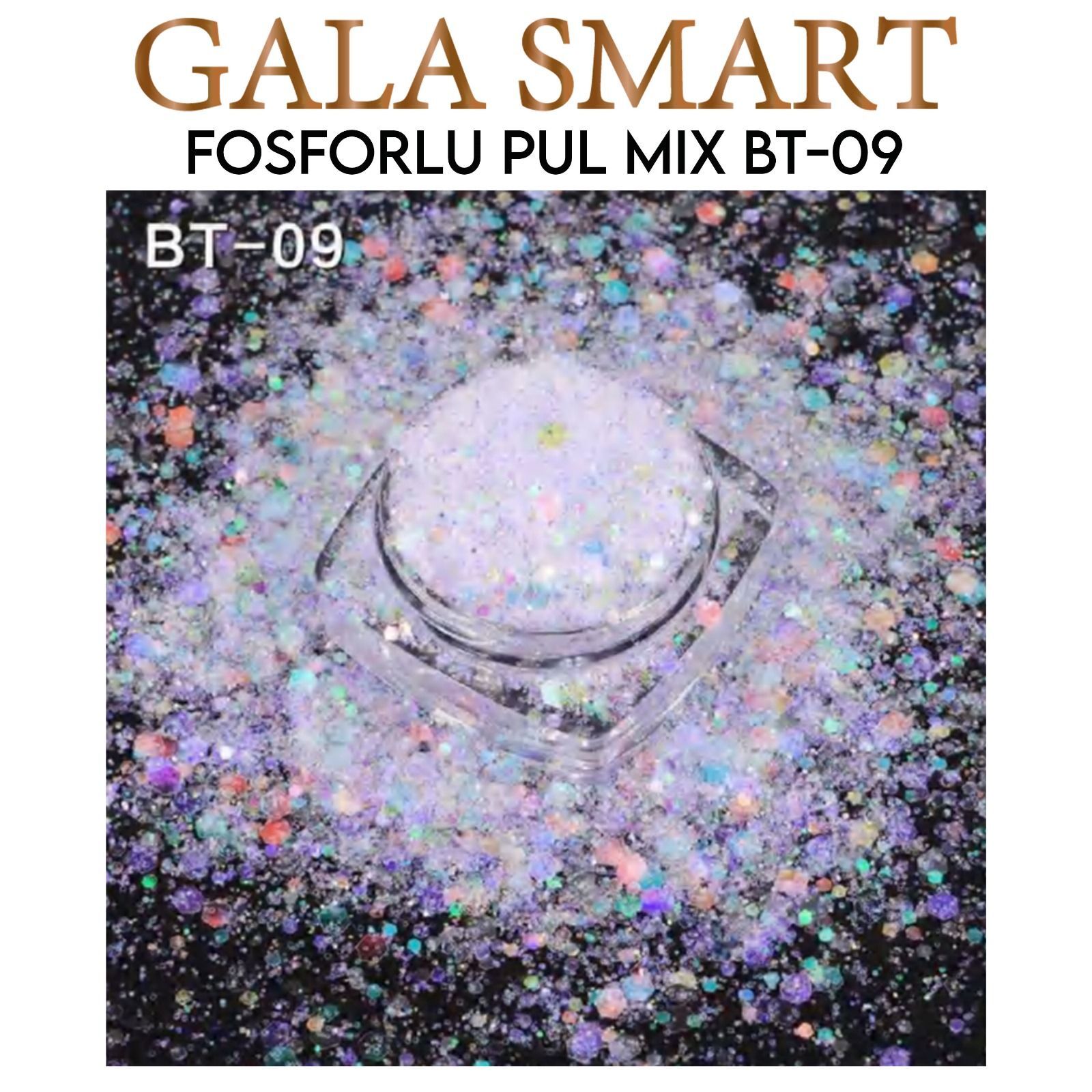 Fosforlu pul mix süs - bt-09
