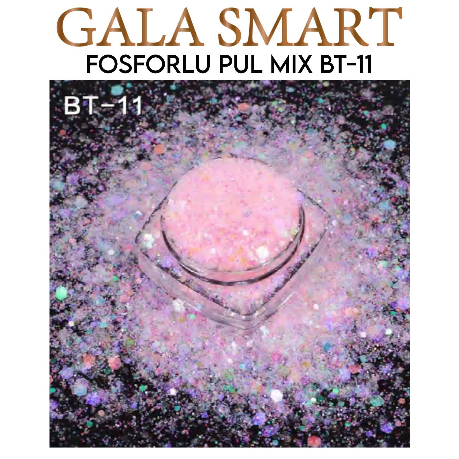 Fosforlu pul mix süs - bt-11