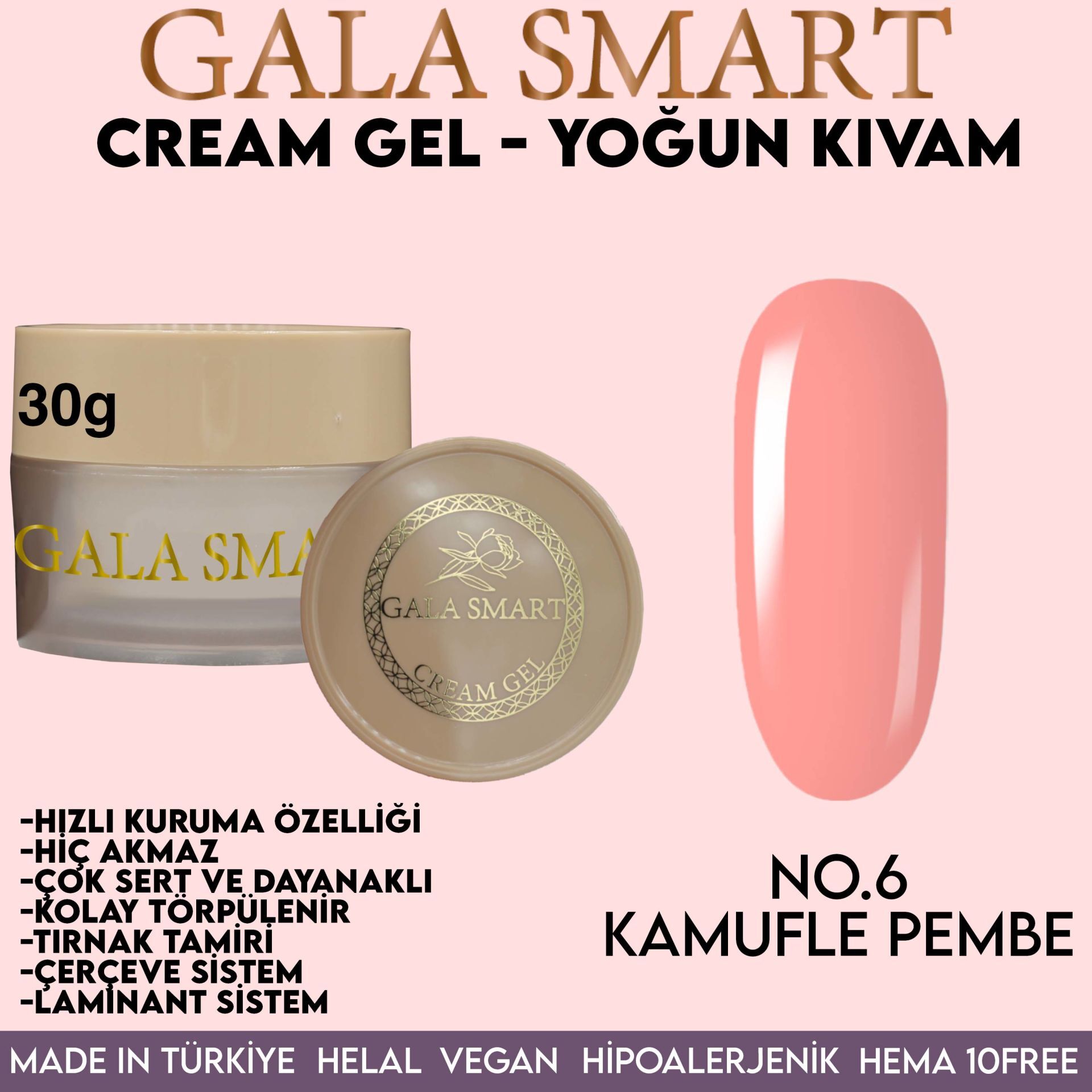 Gala smart - cream gel 30 g no:6