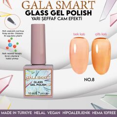 Gala smart glass kalıcı oje 10 mle no:08