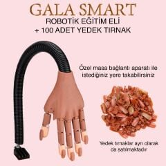 Eğitim eli + 100 adet yedek tırnak ile birlikte