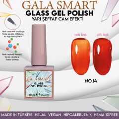 Gala smart glass kalıcı oje 10 mle no:14