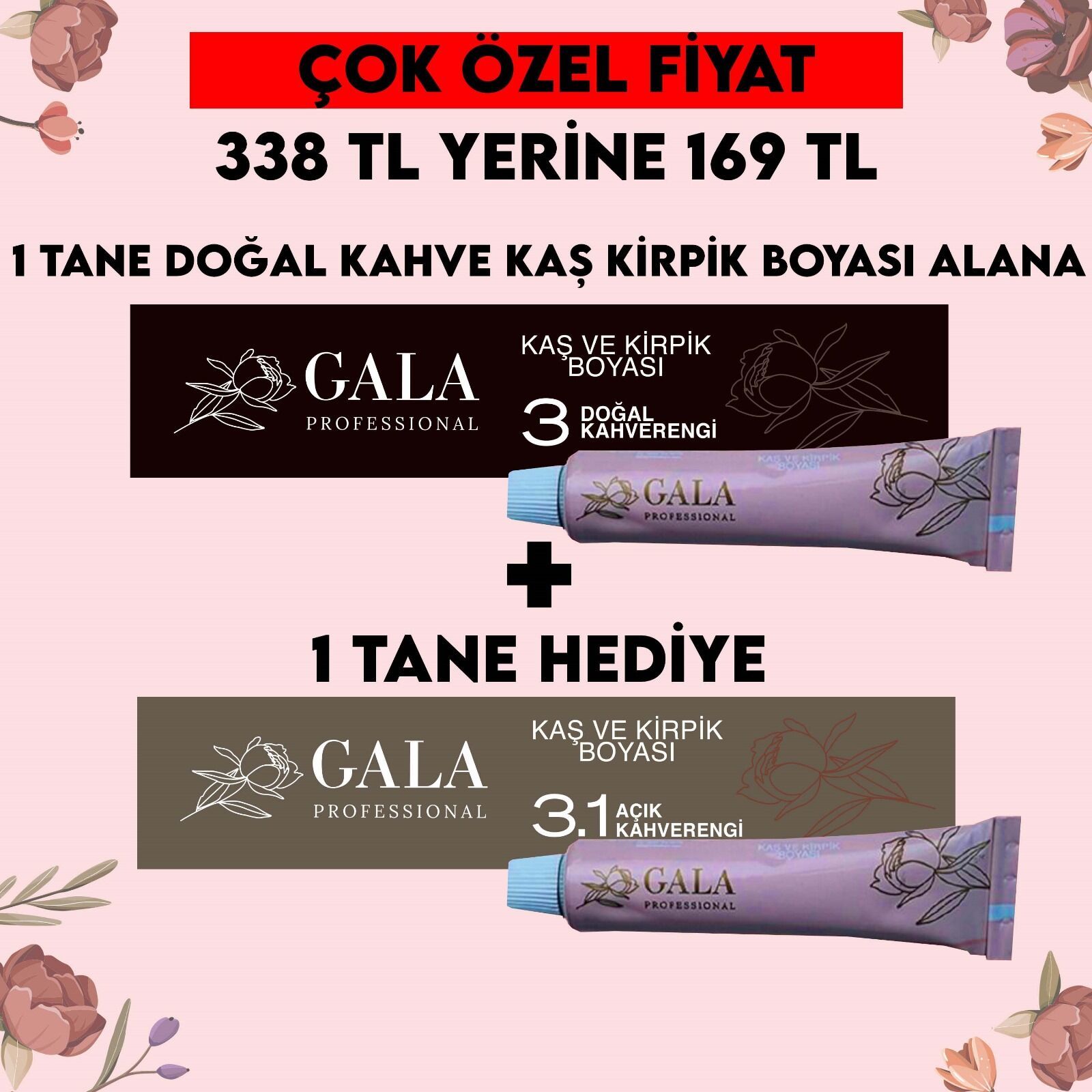 KAŞ & KİRPİK BOYASI 1+1 KAMPANYA NO:4