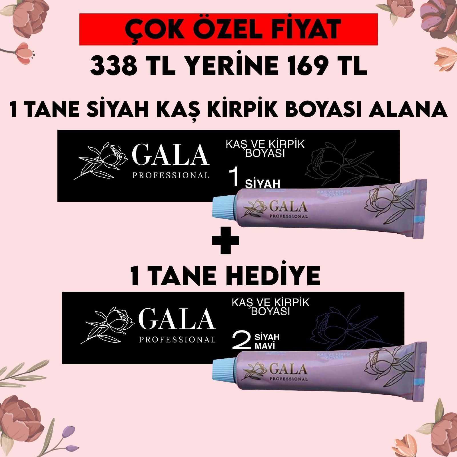 KAŞ & KİRPİK BOYASI 1+1 KAMPANYA NO:5