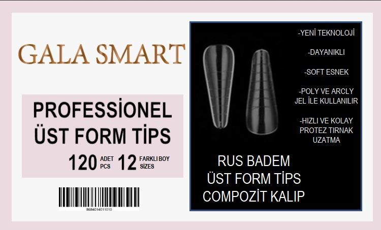 ÜST FORM TİPS - RUS BADEM - 120 Lİ