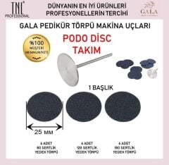 Gala - pododisk takım (başlık + 18 törpü uç takım)