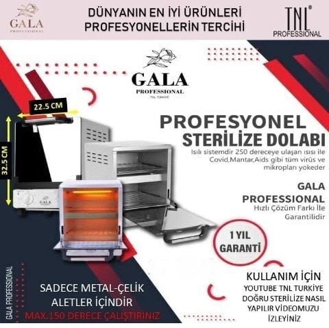 Sterilize dolabı - profesyonel salon modeli