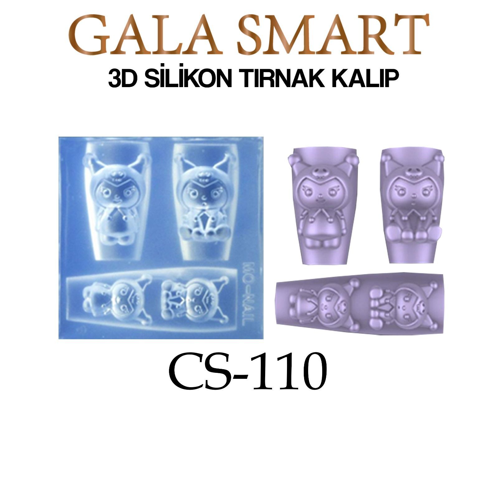 Silikon tırnak kalıp - model: cs-110