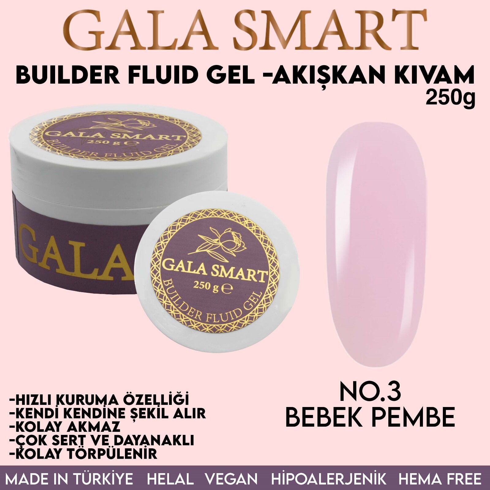 Builder fluid gel 250 g - no:3