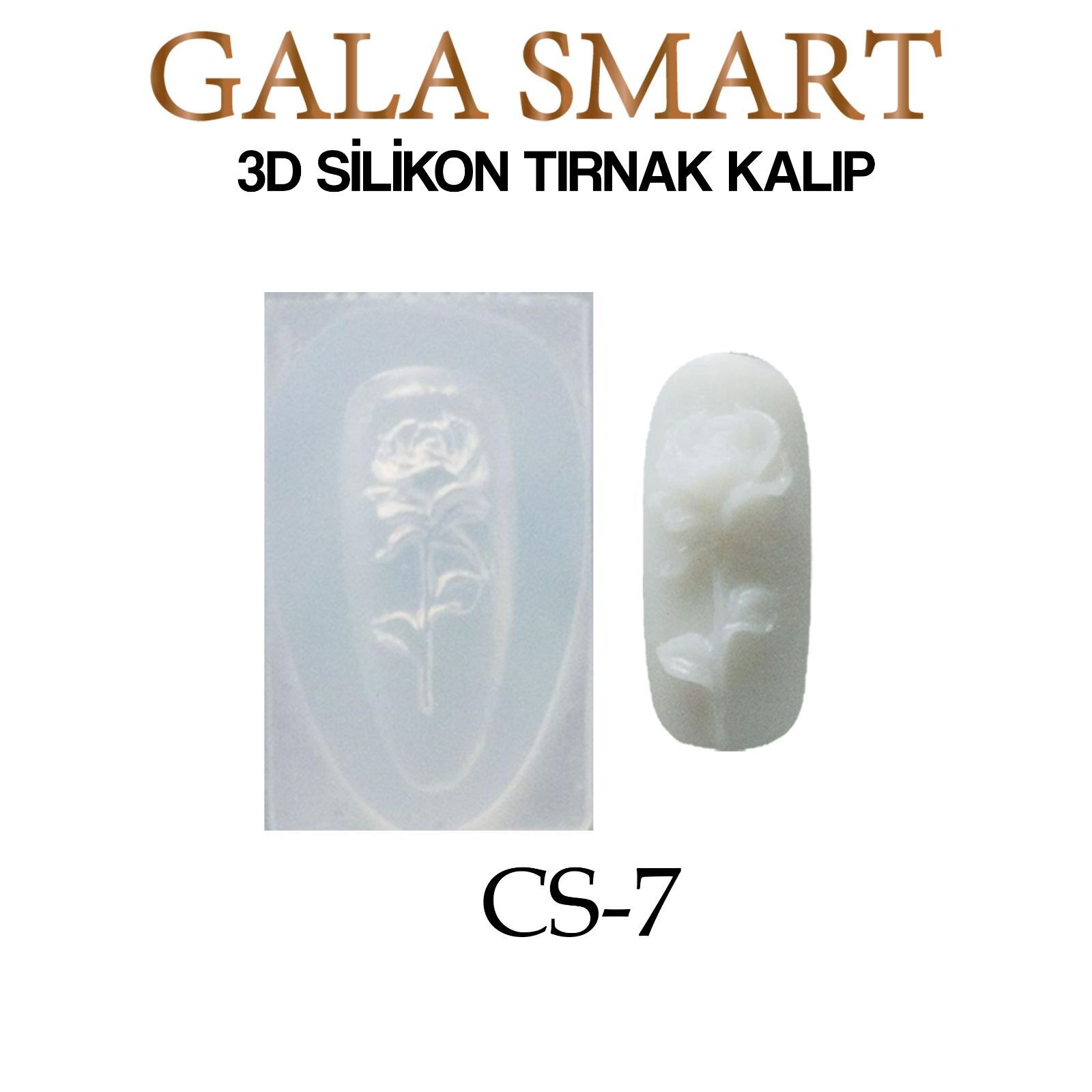 Silikon tırnak kalıp - model: cs-7