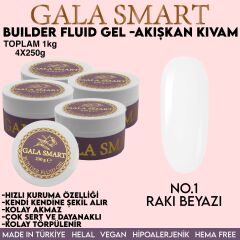 Builder fluid gel - eko paket 1000 g - no:01