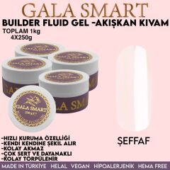 Builder fluid gel - eko paket 1000 g - şeffaf