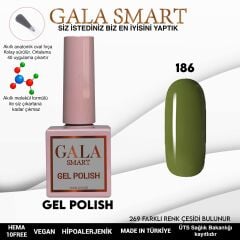 Gala smart classic kalıcı oje 10 mle no:186