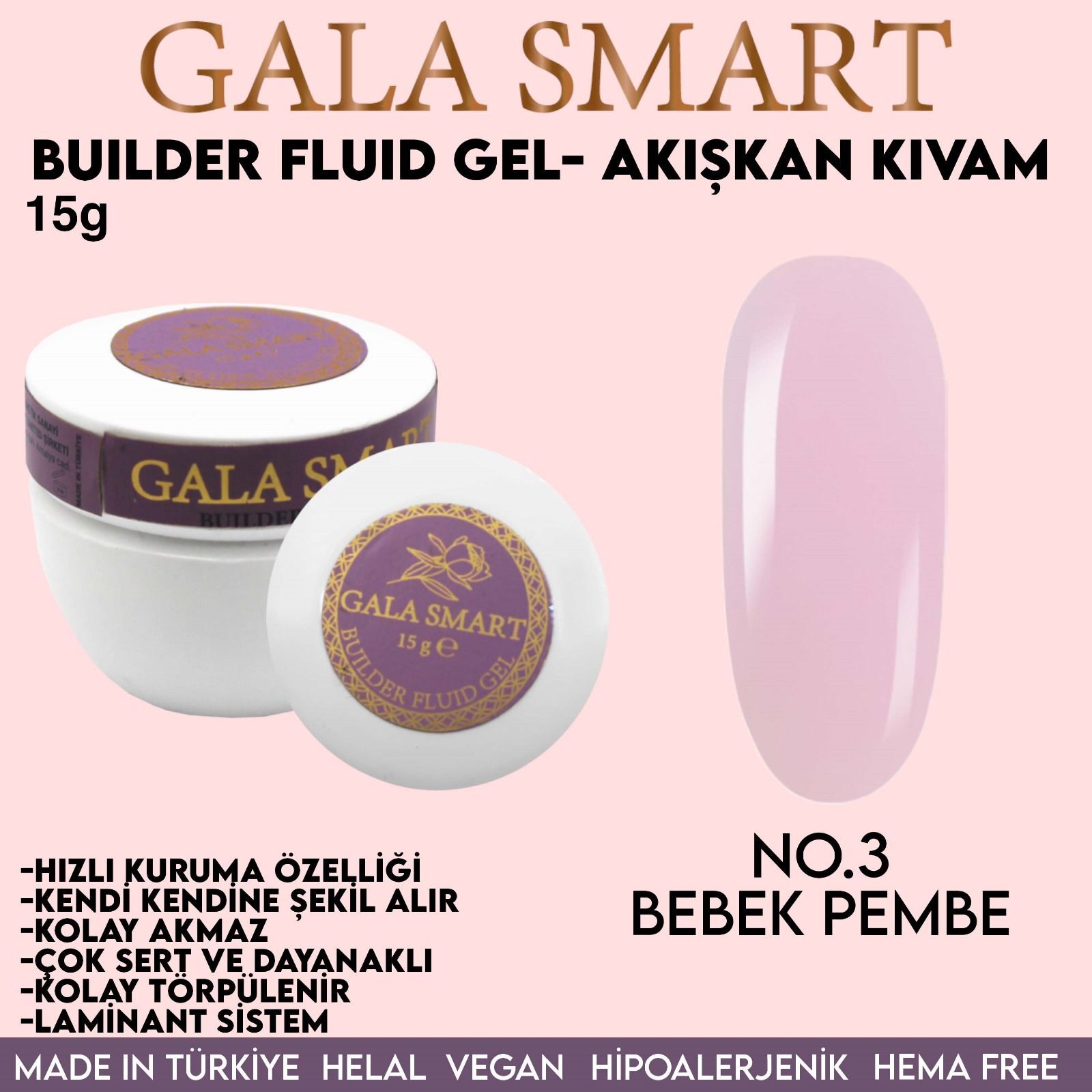 Builder fluid gel 15 g - no:3