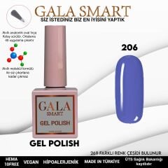 Gala smart classic kalıcı oje 10 mle no:206