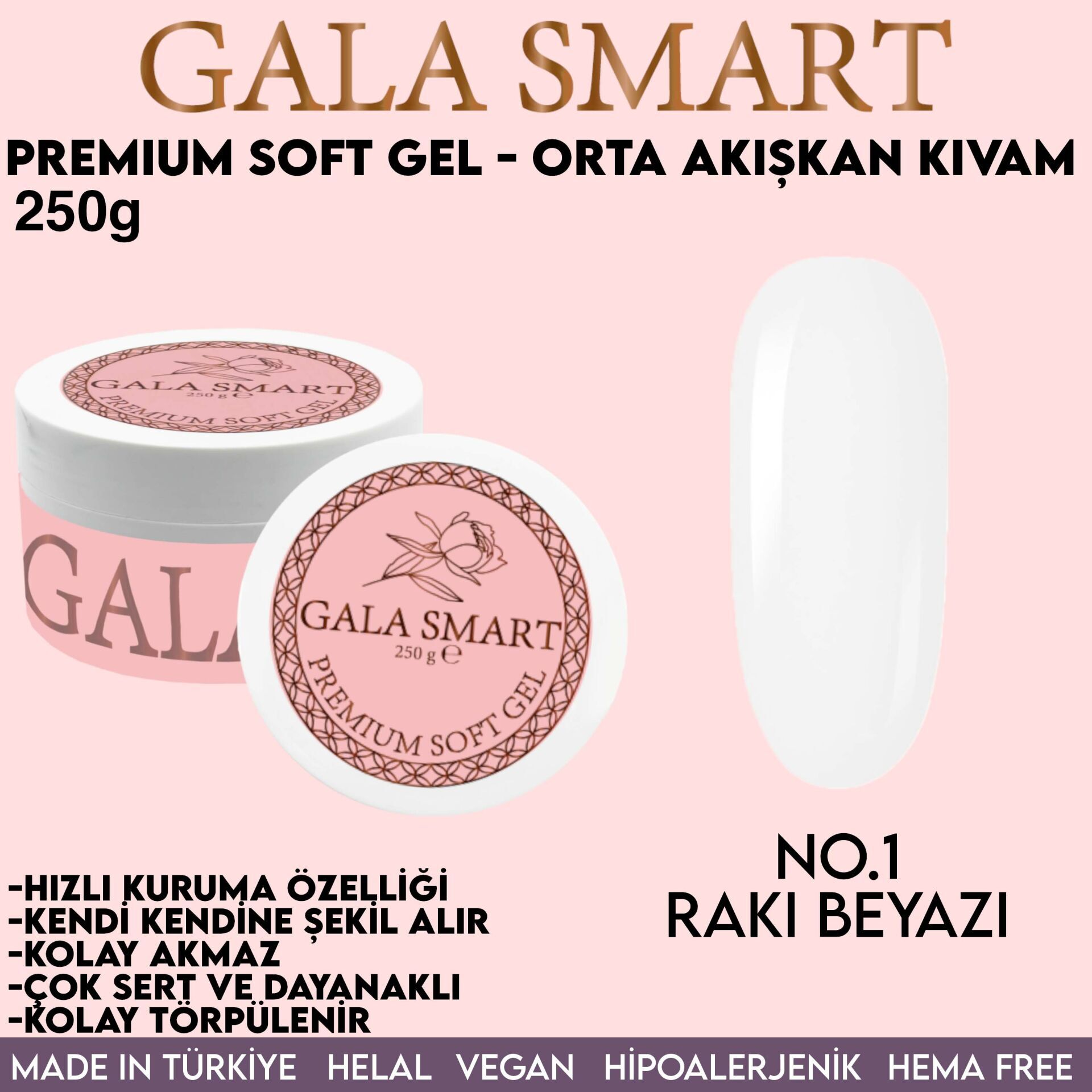 Premium jel 250g - no:1 rakı beyazı