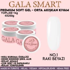 PREMİUM GEL - EKO PAKET 1000 G - NO:1 RAKI BEYAZI