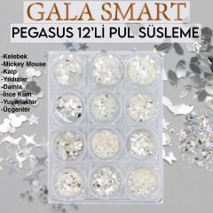 Pegasus model 12 li pul set süsleme