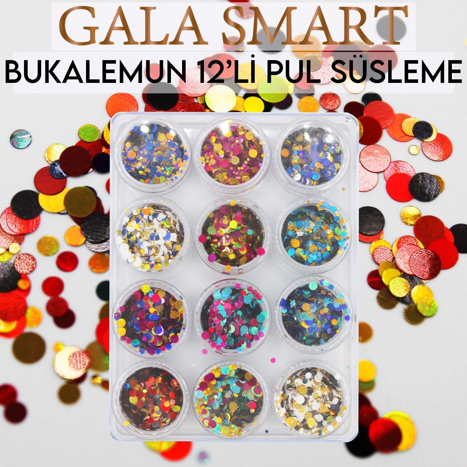 Bukalemun model 12 li pul set süsleme