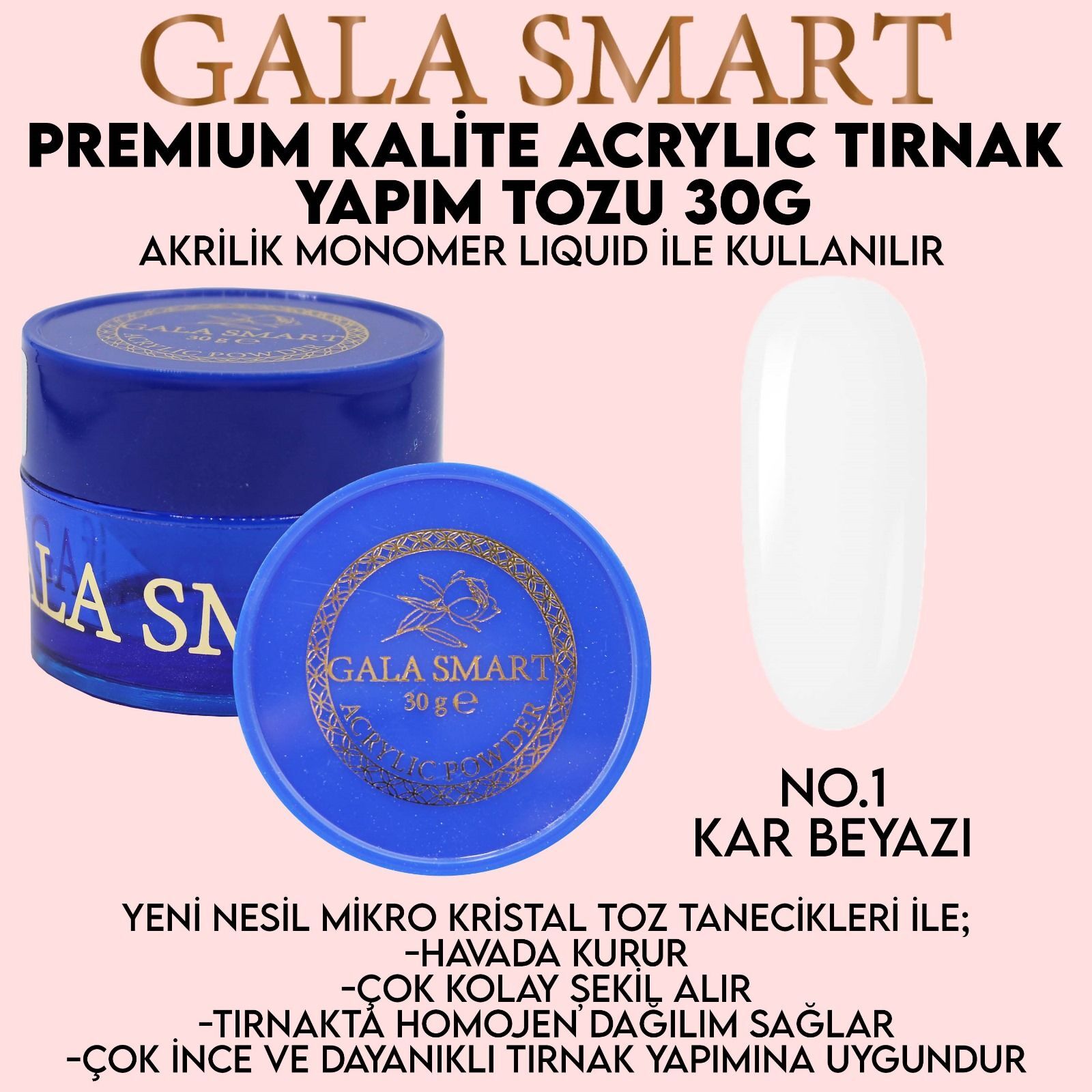 Akrilik toz premium 30 g - no:01